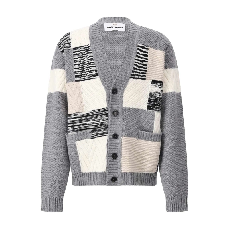 Missoni Vest Strickjacke aus Wolle Grau