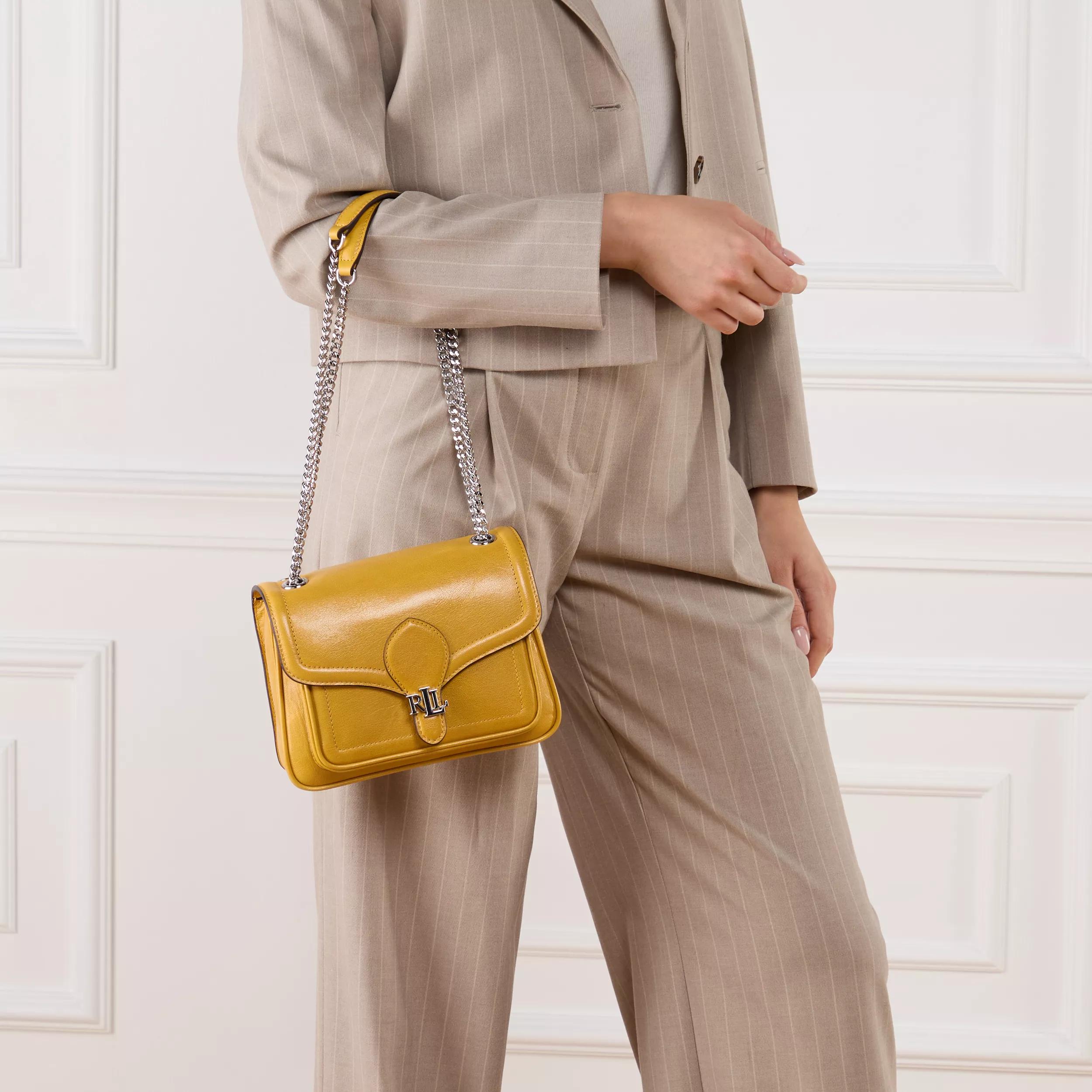 Lauren Ralph Lauren Hobo bags Bradley Shoulder Bag Small in geel