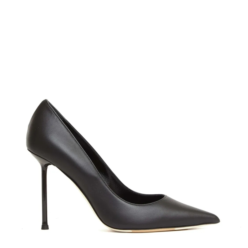 Ninalilou Pumps Graceful Black Leather Pumps Black