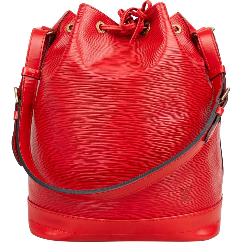 Louis Vuitton Tote Louis Vuitton Rouge Epi Leather Sac Noe Grande Sho rot