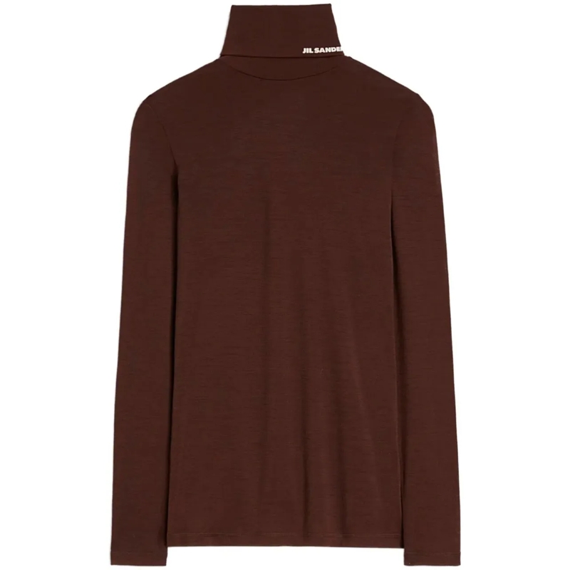 Jil Sander T-Shirt Long Sleeve Brown braun