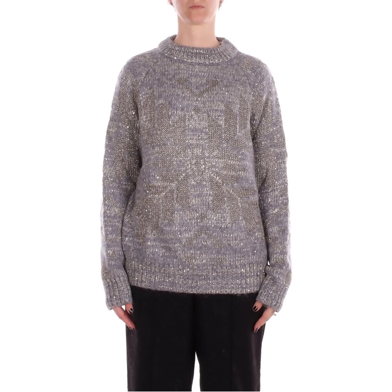 Blugirl  Sweaters Grigio Oro mehrfarbig