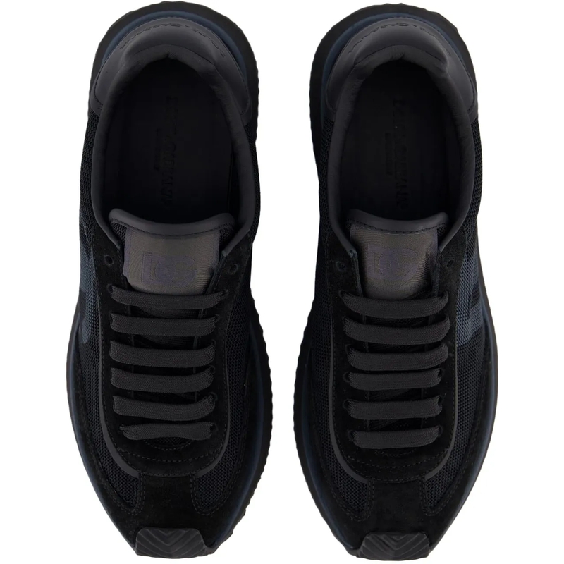 Dolce&Gabbana Low-Top-Sneaker Aria' Black Running Sneakers Black(Image 3)