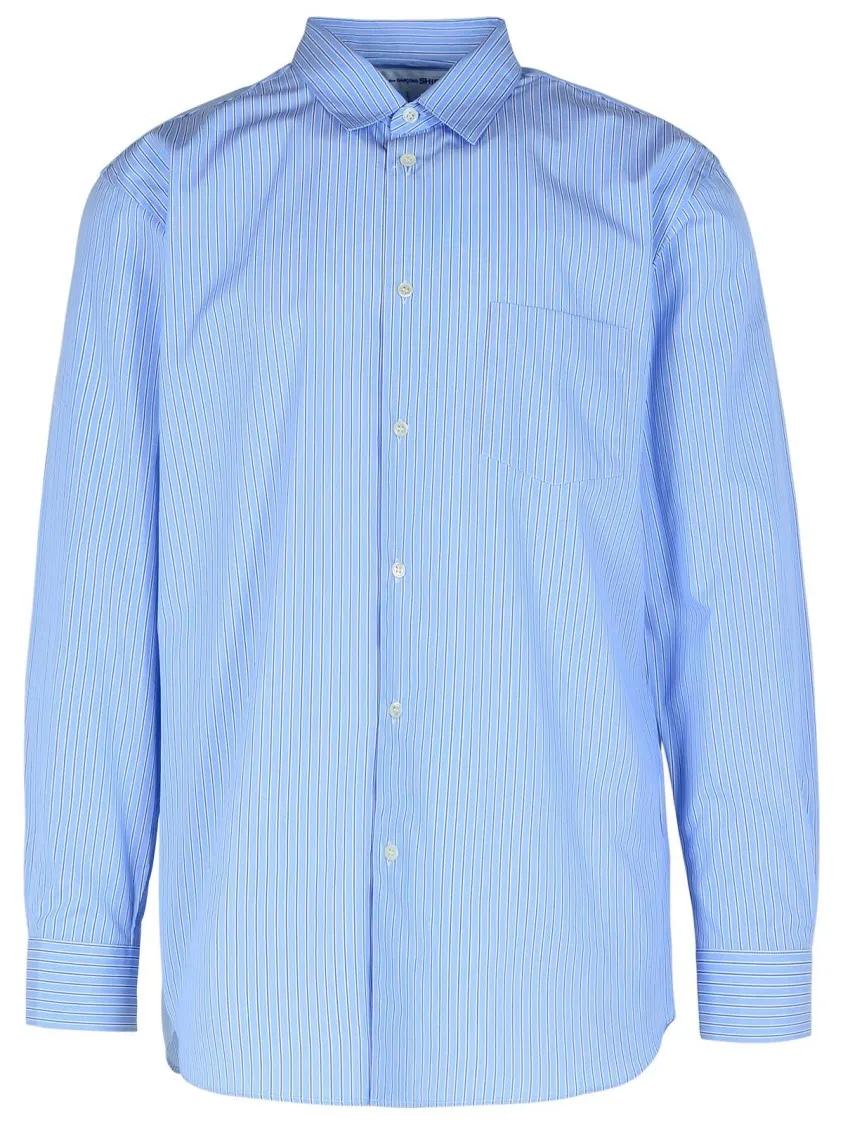 Comme des Garcons - Light Blue Cotton Shirt - Größe M - blau