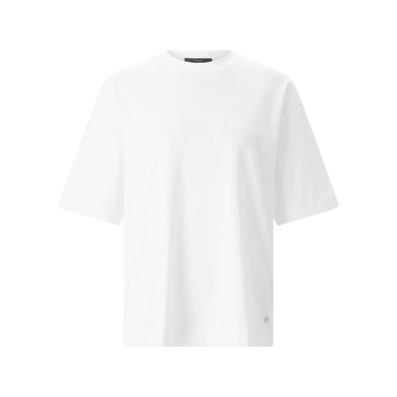 windsor. T-Shirt Weites T-Shirt aus Baumwolle weiß