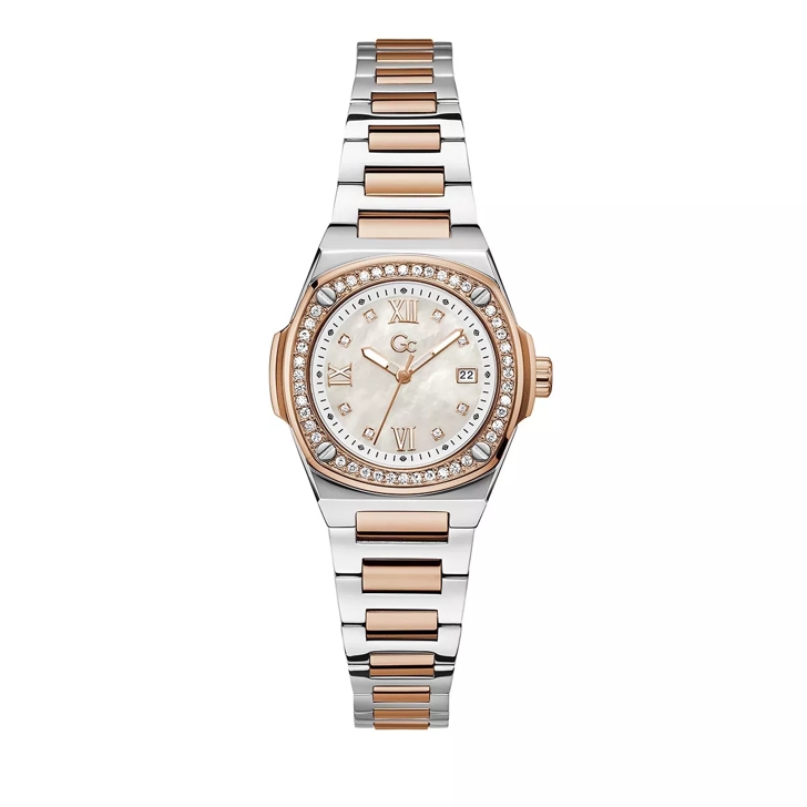 Two tone store watch rose gold