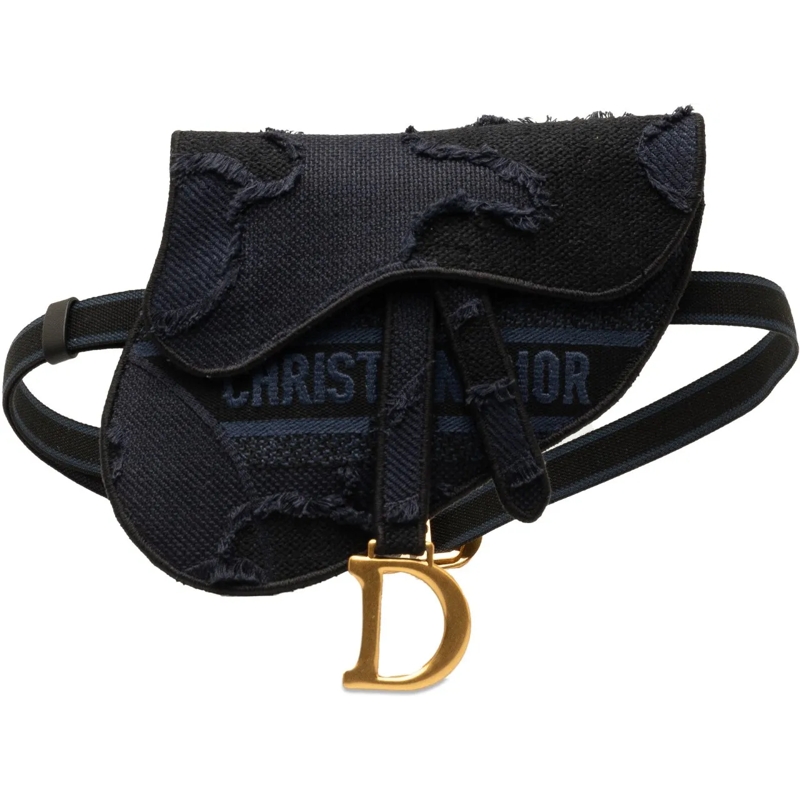 Christian Dior Gürteltasche Camouflage Saddle Belt Bag blau