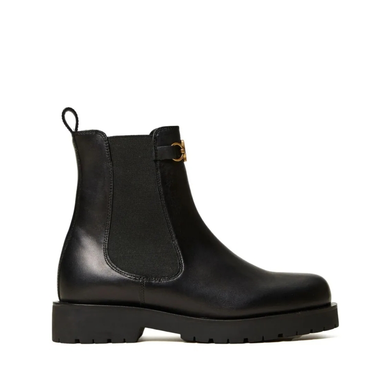 Twin-Set Bottes Chelsea Booties Black