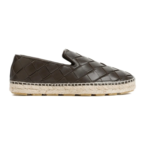 Bottega Veneta Ballerina Jack Fondant Calf Leather Espadrilles Brown