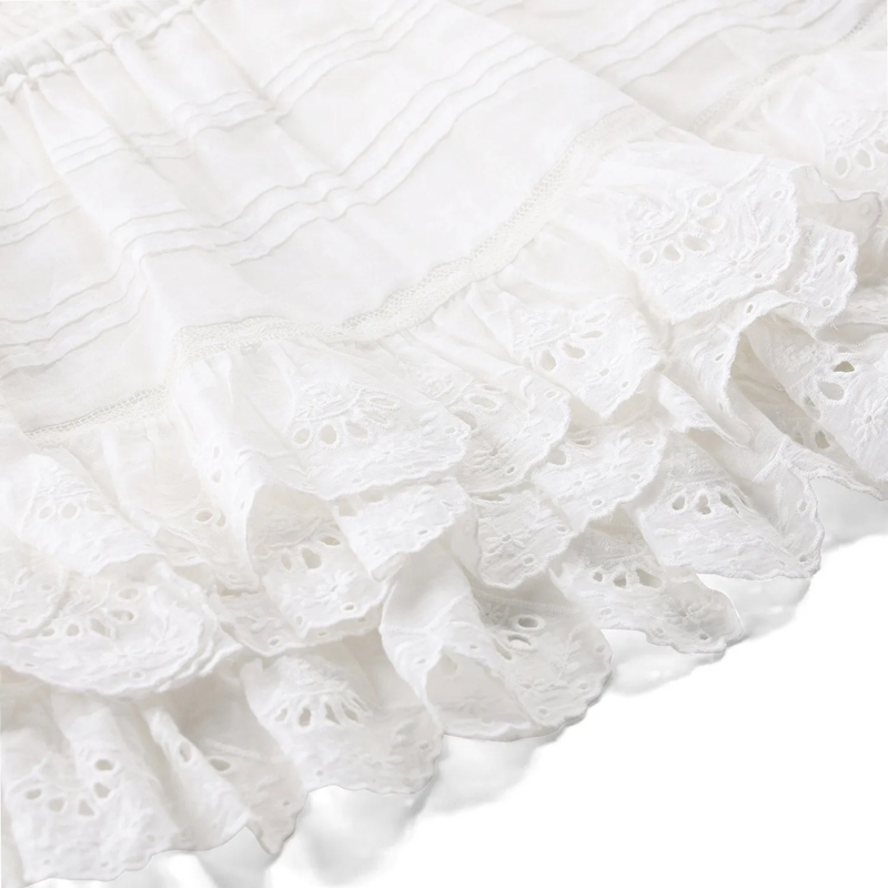 Isabel Marant Minikleid Minikleid aus Baumwolle weiß(Image 4)