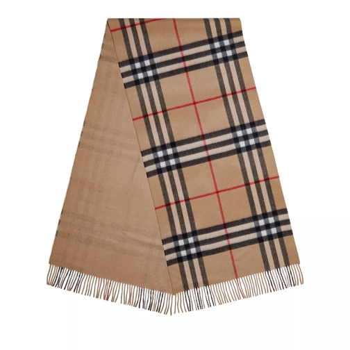 Burberry Embroidered Cashmere Reversible Scarf Archive Beige Kaschmirschal