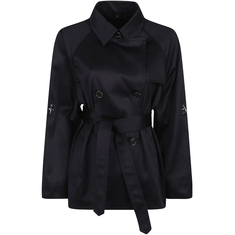 Fay Veste de transition City Short Trench Blue blau