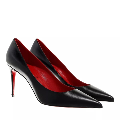 Christian Louboutin Kate 85MM Pumps Leather Black/Red Pump