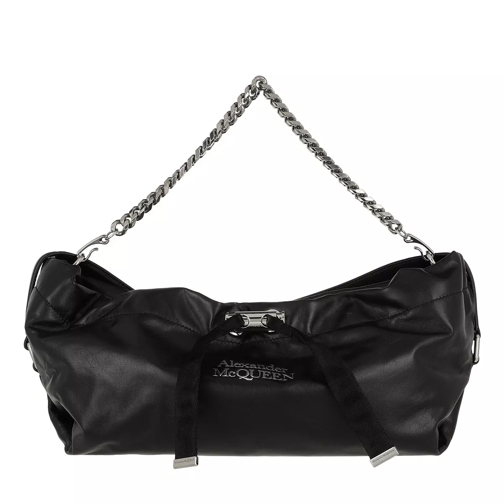 Alexander McQueen The Mini Bundle Clutch Bag Leather Black Crossbody Bag