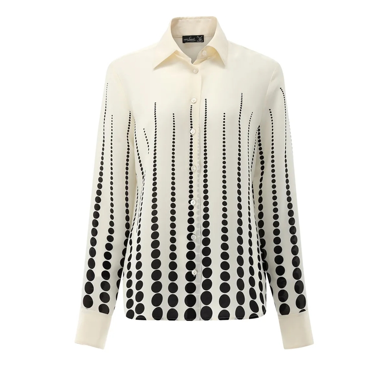 VAN LAACK Bluse Bluse Modern Fit Uni braun