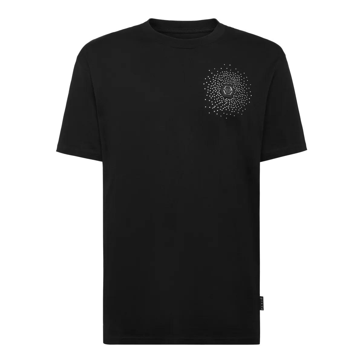 Thumbnail - Philipp Plein - T-Shirt Round Neck Ss Bling Strass - Größe XL - schwarz