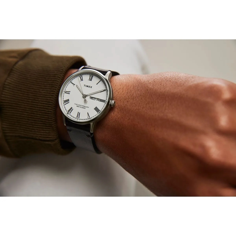 Timex Quarzuhr Analoge Uhr Waterbury Traditional schwarz(Image 6)