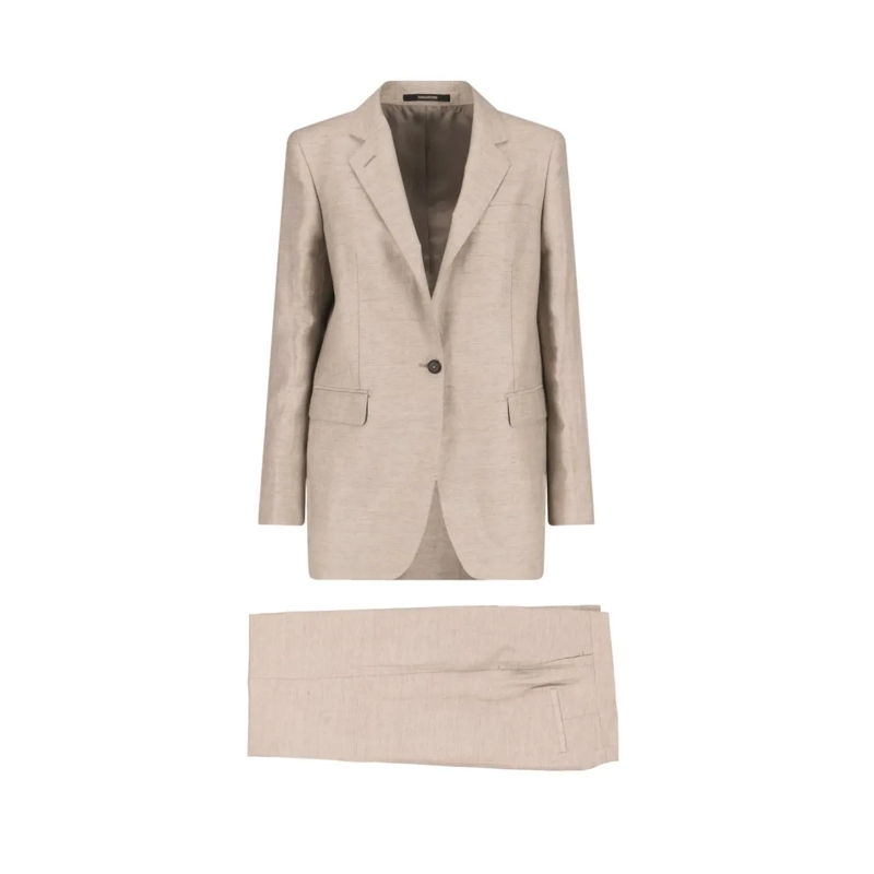 Tagliatore Anzugkombination Adrianne Single-Breasted Suit – Beige Neutrals