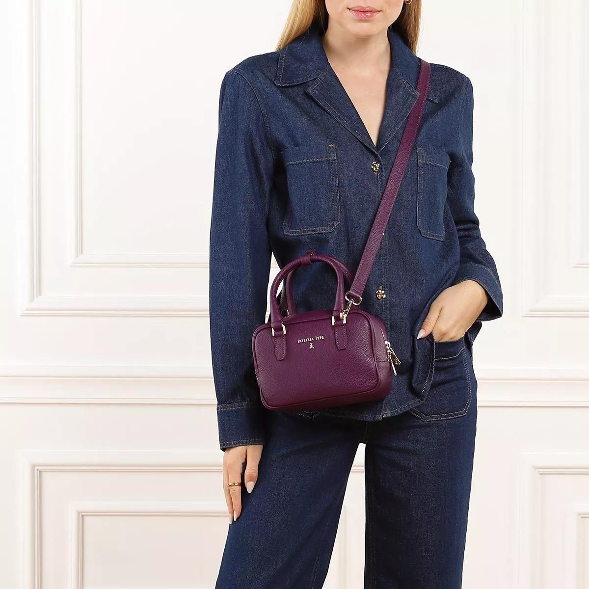 Patrizia Pepe Top Handle Futuristic Purple | Camera Bag | fashionette