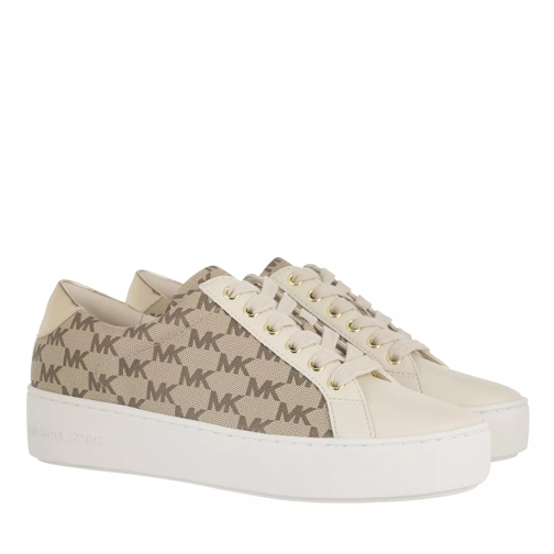 MICHAEL Michael Kors Poppy Lace Up Natural Low-Top Sneaker