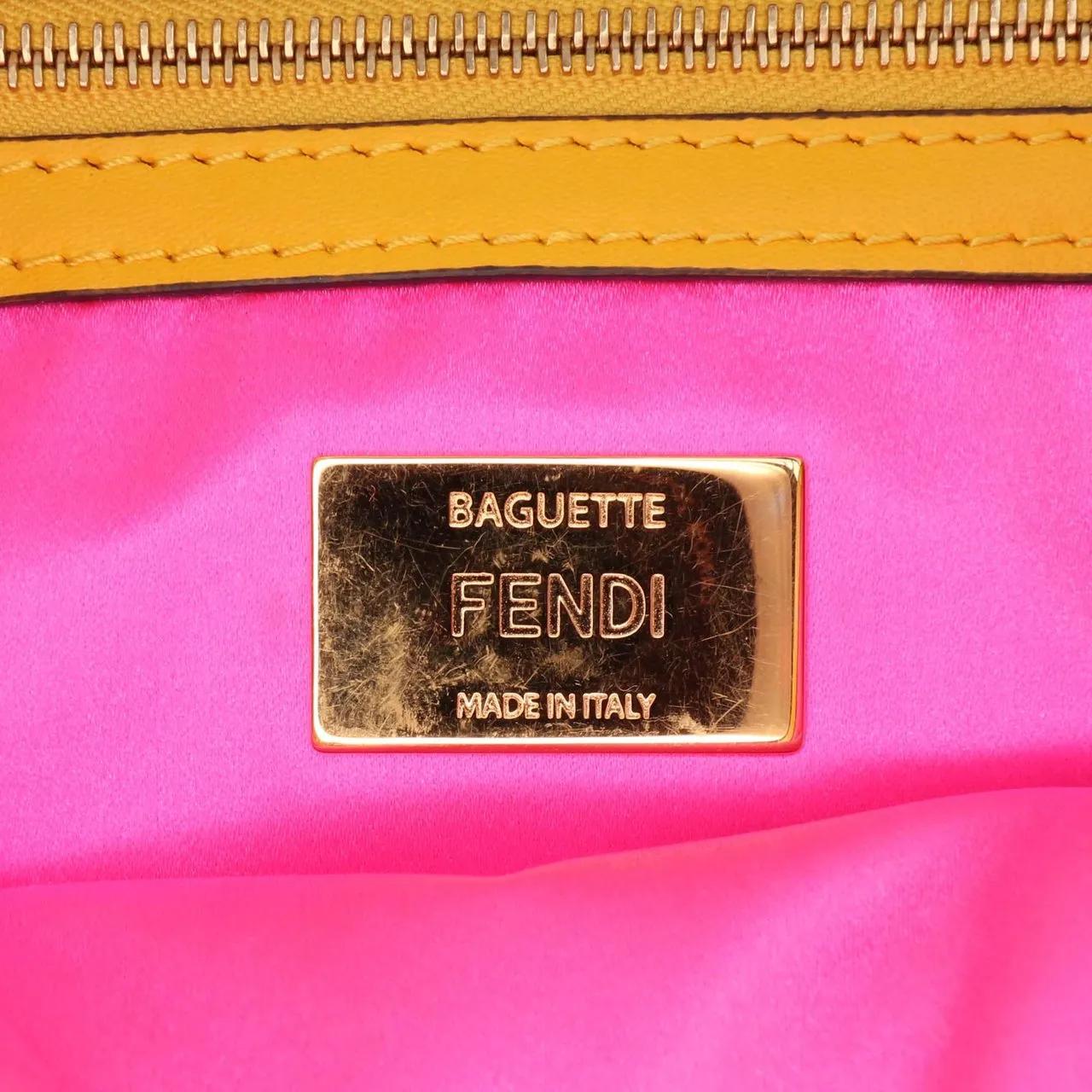 Thumbnail - Fendi Hobo Bags - Sarah Coleman Zucca Coated Canvas 1997 Vertigo Bag - Gr. unisize - in Gelb - für Damen