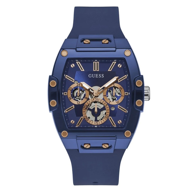 Guess Automatikuhr Quarz-Analoguhr Gt Phoenix blau