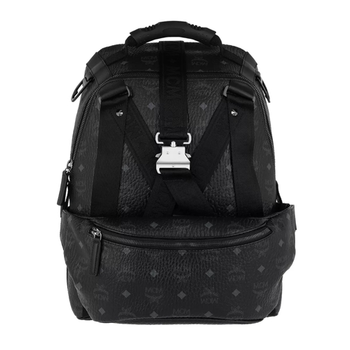 MCM Jemison Visetos Backpack Black Backpack