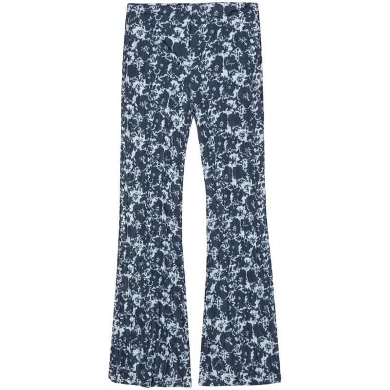 Kenzo  Flared Trousers With Navy Grey