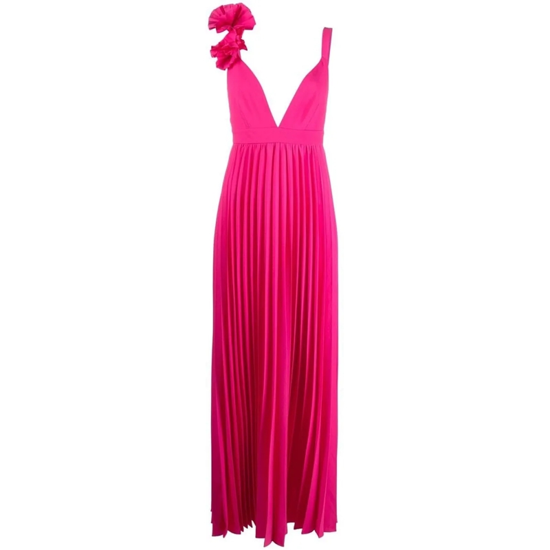 P.A.R.O.S.H. Robe longue Dresses Fuchsia rose
