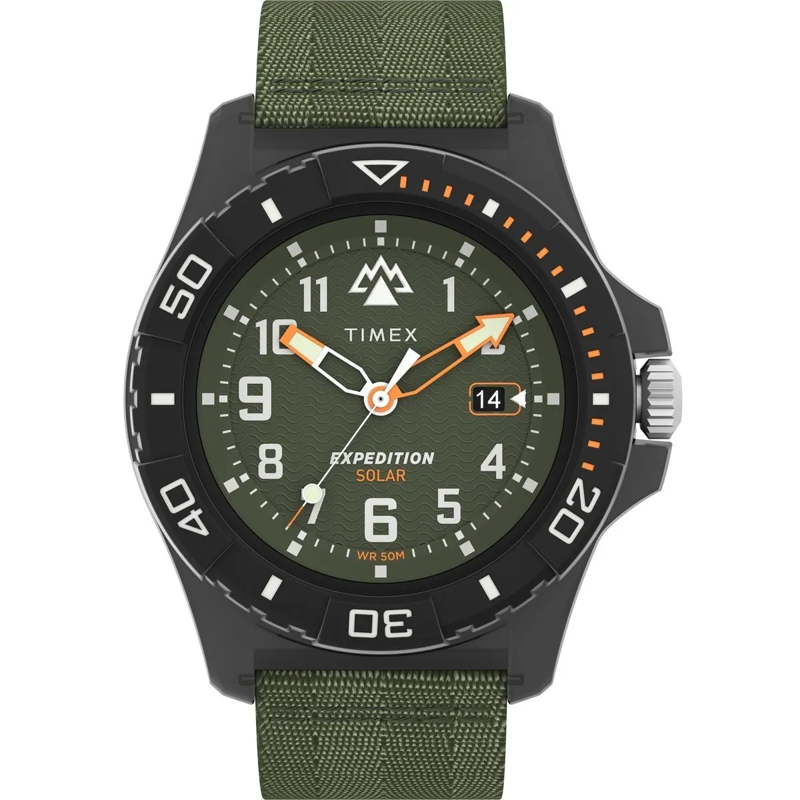 Timex Automatikuhr Analoge Uhr Expedition North® Freedive Ocean grün
