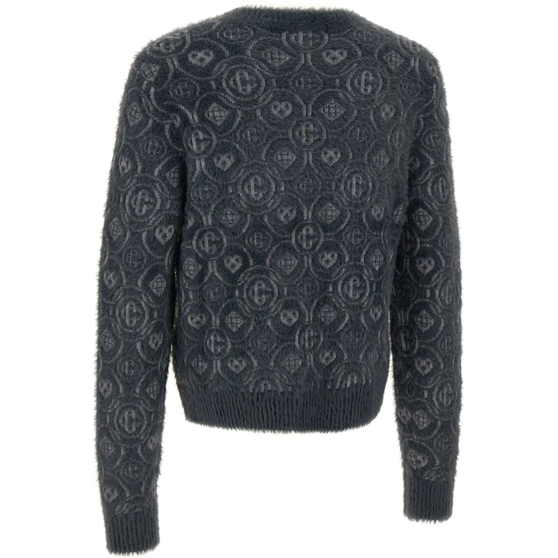 Casablanca Pullover Pullover mit Allover-Logo Dunkelgrau(Image 4)