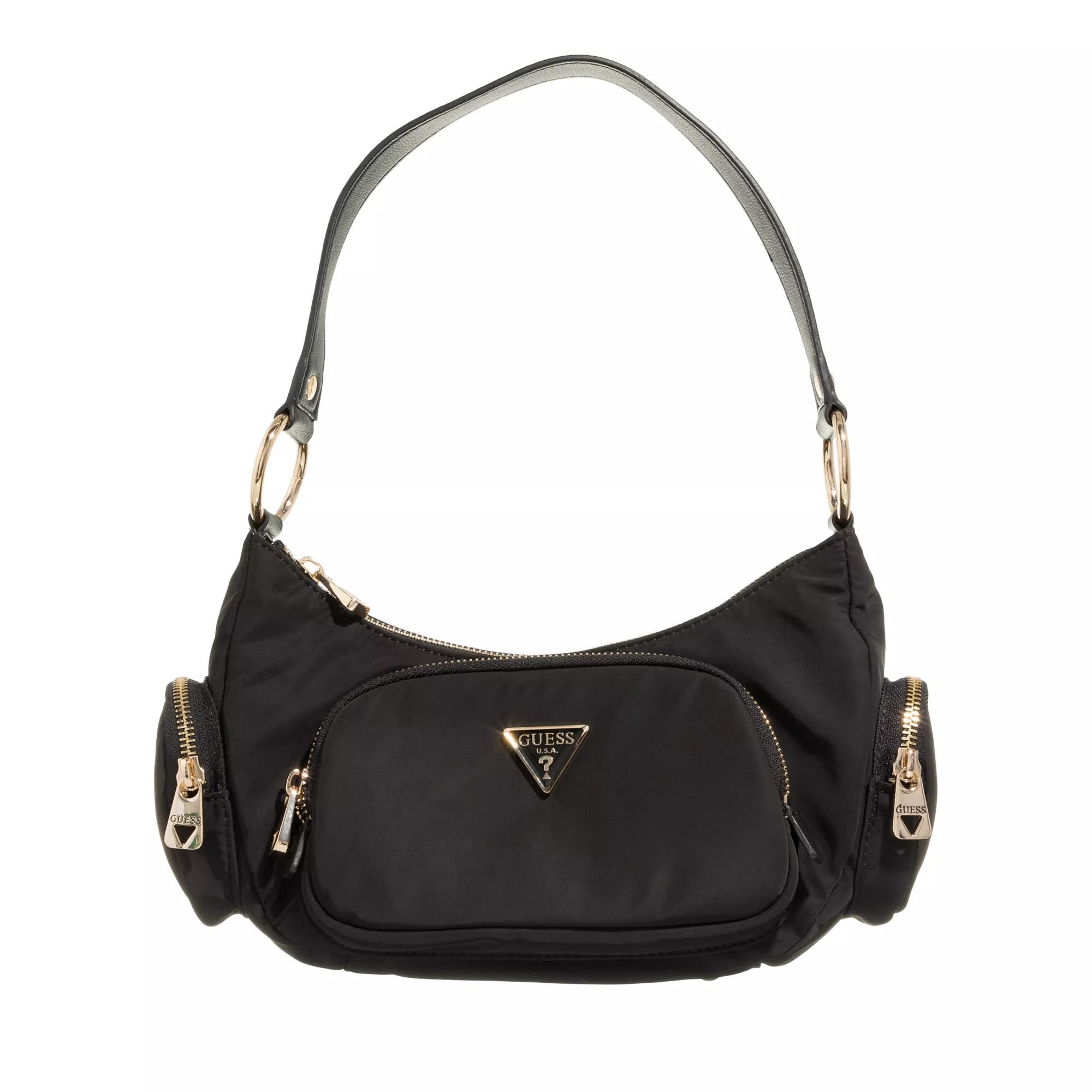 Guess Satchel Bag - Eco Gemma Shoulder Bag - Gr. unisize - in Schwarz - für Damen