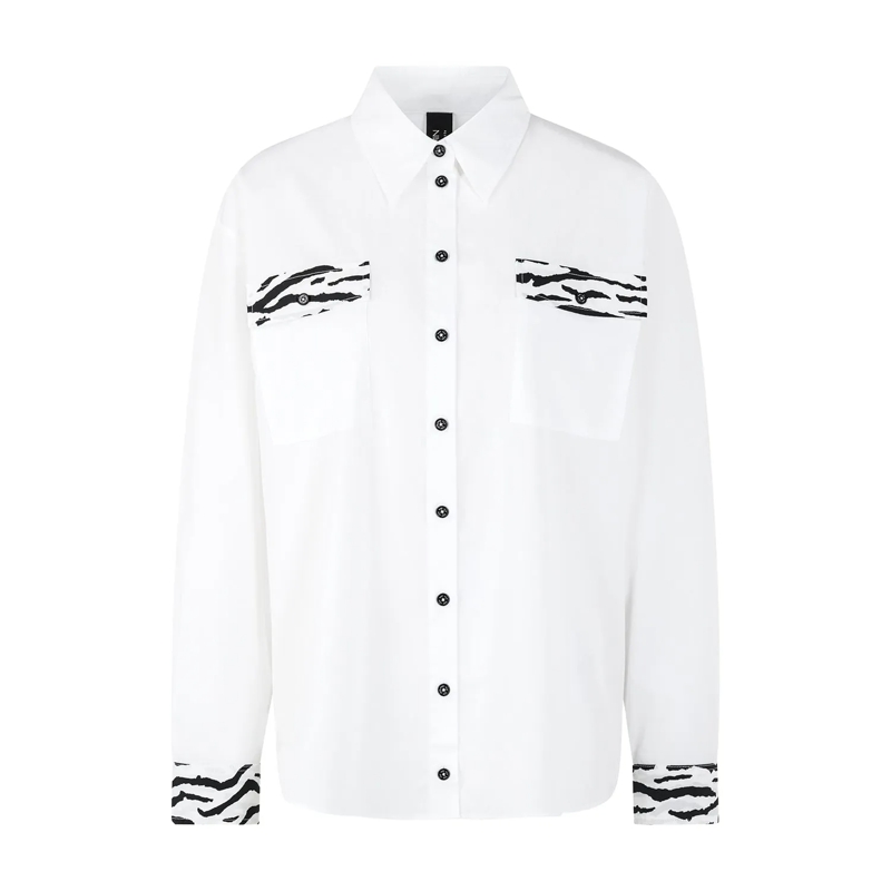 Marc Cain Blouse Bluse white