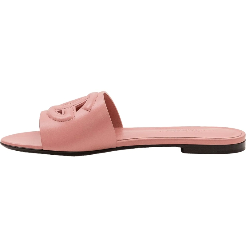 Dolce&Gabbana Slides Ciabatta Flat con Fascia Ampia rose(Image 4)