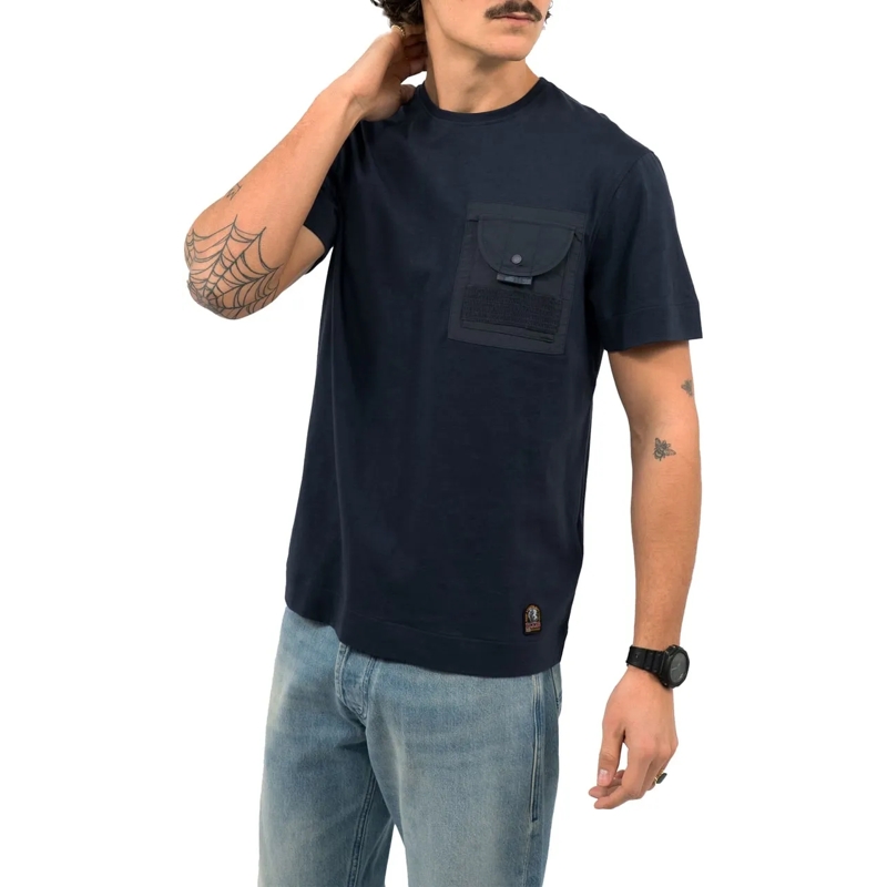 Parajumpers T-Shirt Malham T-Shirt blau(Image 3)