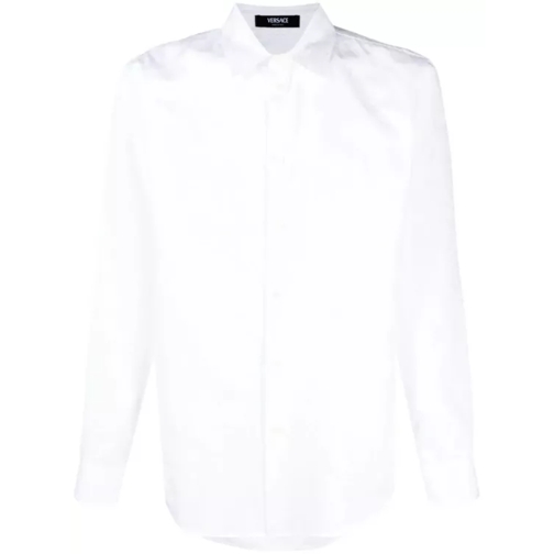 Versace White Barocco Jacquard Shirt White 