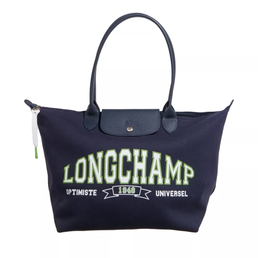 Longchamp Le Pliage Université Tote Bag L Navy Shopper