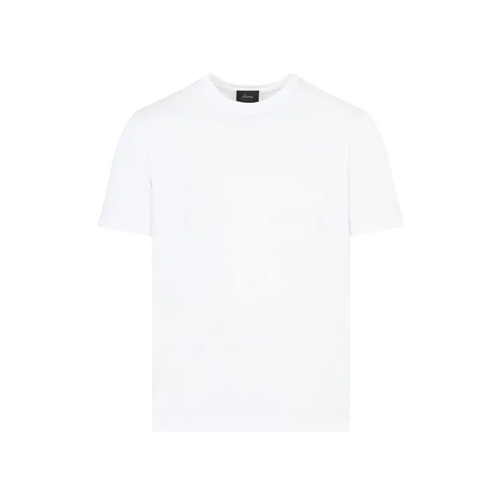 Brioni White Cotton T-Shirt White 