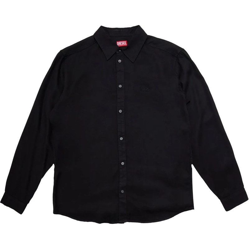 Diesel Legeres Oberteil Camicia S-Simply Nera schwarz