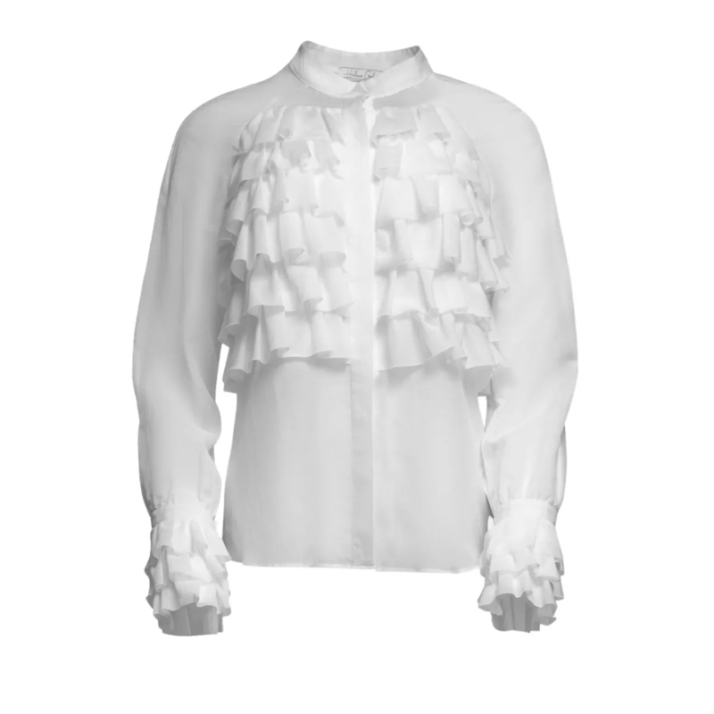 Helene Galwas Bluse Bluse DEBRA weiss