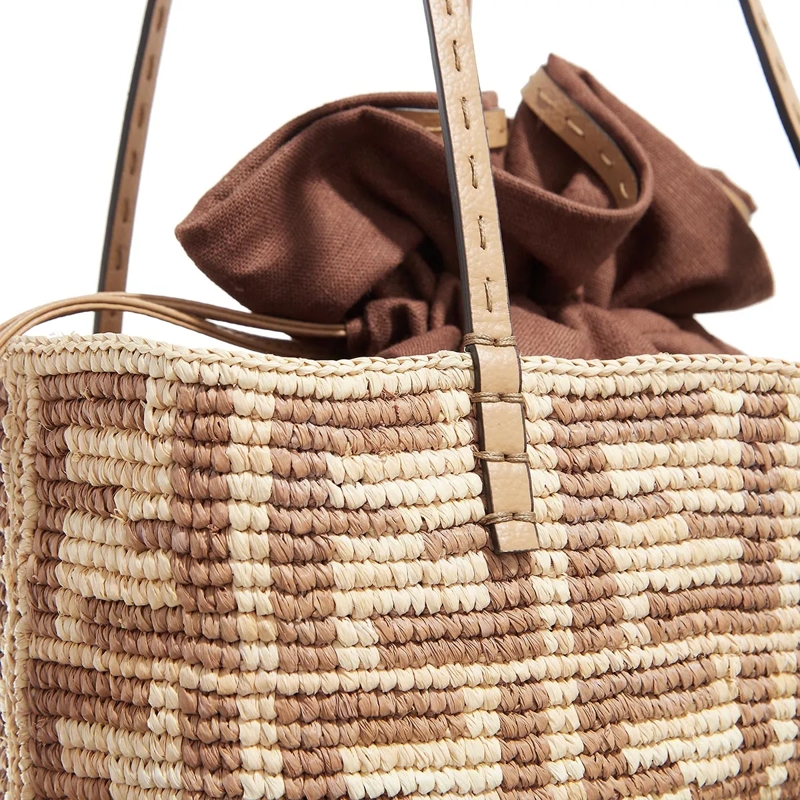Fendi Shopper ShoppingRoll Paglia Bag(Image 4)