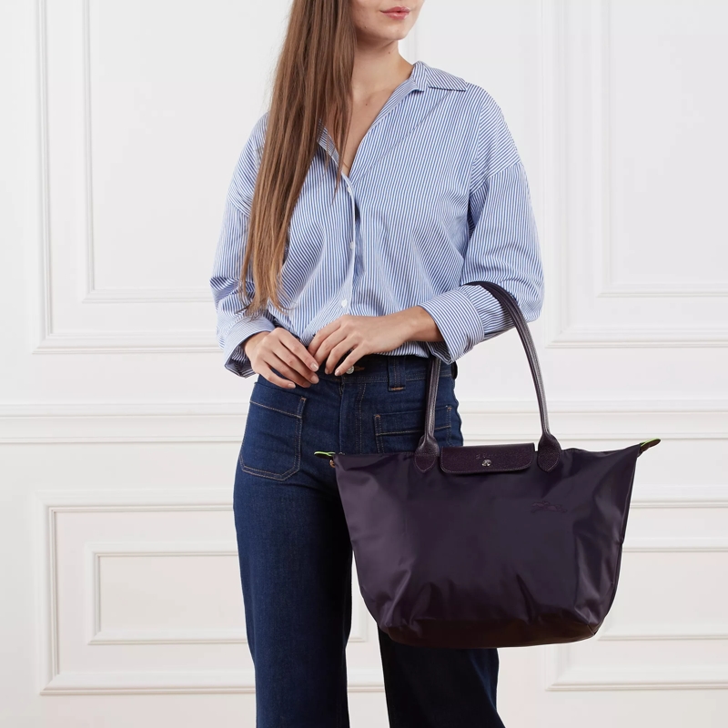 Longchamp Tote Le Pliage Green Tote Bag L Bilberry(Image 2)