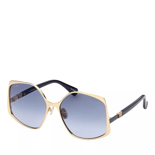Max Mara MM0016 Shiny Deep Gold/Gradient Blue Sunglasses