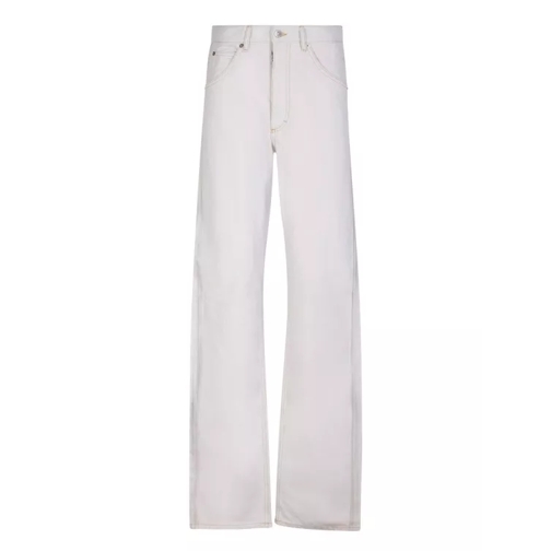 Maison Margiela White Straight-Leg Jeans White Jeans mit geradem Bein