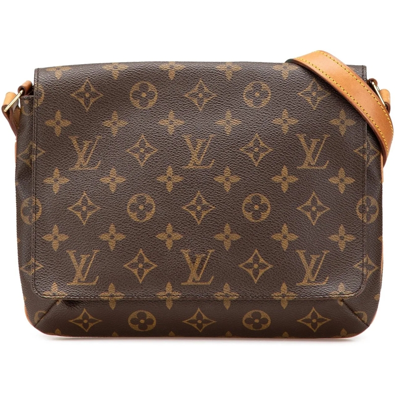 Louis Vuitton Sac à bandoulière Monogram Musette Tango Short Strap braun