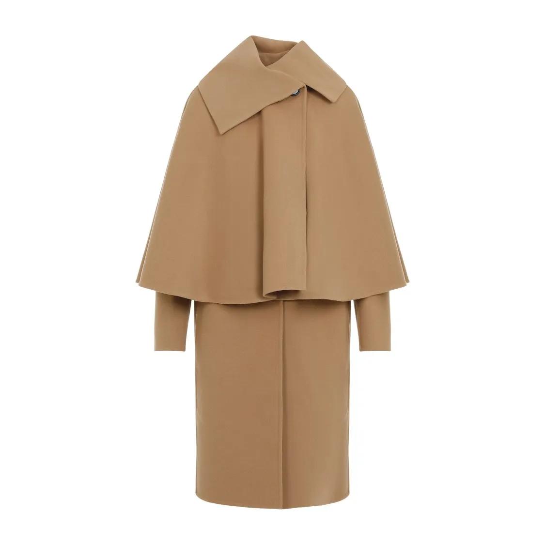 Chloé - Camel Virgin Wool Coat - Größe 36 -