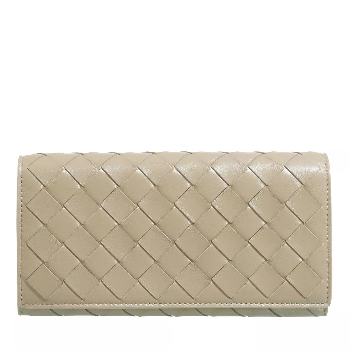 Bottega Veneta Portemonnaie - Wallet - Gr. unisize - in Taupe - für Damen