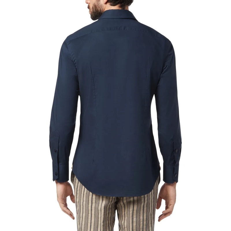 BILLIONAIRE Hemd Hemd Slim Fit Crest dunkel-blau(Image 2)