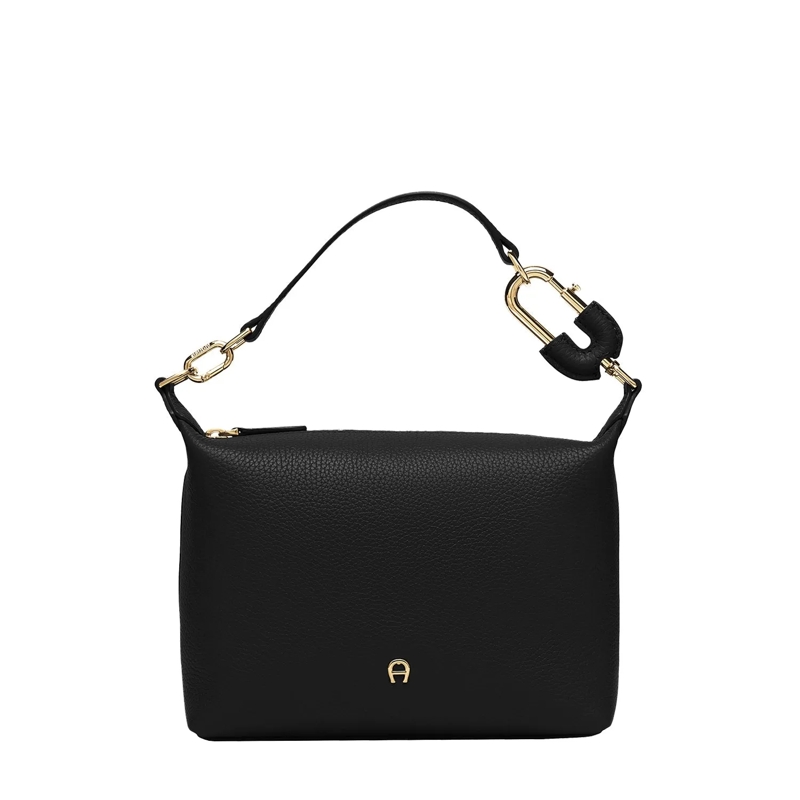 AIGNER Sac à bandoulière Tasche Karabiner schwarz