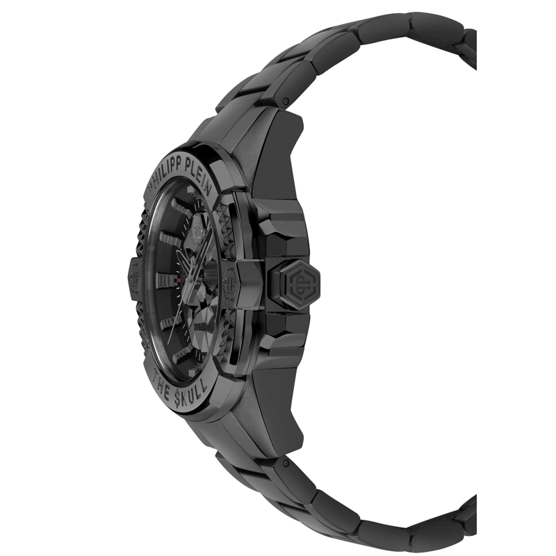 Philipp Plein Quarzuhr Quarz-Analoguhr The $Kull schwarz(Image 3)